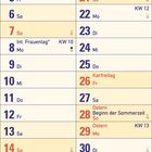 2027 Märzkalender mit Feiertagen: Frauentag(8), Frühlingsanfang(20), Karfreitag(26), Ostern(28-29), Sommerzeit(28).