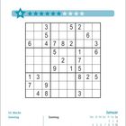 Kalenderblatt mit Sudoku. Datum: 2. und 3. Januar. Woche: 53. Monat: Steinbock. Schwierigkeit: 6 von 9 Sternen.
