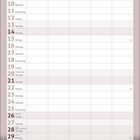 Kalenderseite, Tage vom 1. bis 31. März. Unten sitzt eine Katze auf einer Wiese.