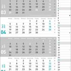 Kalender von März bis Juni 2027 mit Feiertagen wie Ostern, Pfingsten und Sommeranfang.