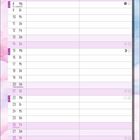 März-Tagebuch: Wochen, Wochentage. Zitat: "Träume sind, wenn man Pläne schmiedet, die größer sind als das Sofa..."