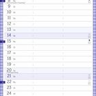 Kalenderseite für März mit Feiertagen: Internationaler Frauentag, Frühlingsanfang, Karfreitag, Ostern. Platz für Notizen.