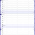 Kalender, März. Internationale Frauentag am 8. März. Frühlingsanfang am 20. März. Ostern am 28. und 29. März. Notizen-Bereich.