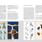Seite 28: Sicherungstechniken. Texte erklären verschiedene Anseilmethoden beim Klettern mit Diagrammen und Fotos.