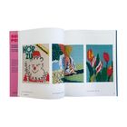 Die Seite zeigt drei pixelartige Illustrationen, mit den Texten "HÖR ZU" und Werkangaben darunter.