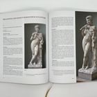 Text: "Hellenistic and Graeco-Roman Ideal Sculpture," "Statue of a Young Satyr, Playing a Flute." Foto einer Satyr-Skulptur.