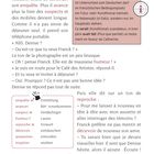 Textinhalt: Dialog zwischen Franck und Denise über ein Treffen. Hinweise zur französischen Grammatik. Wörterliste mit Bedeutungen.