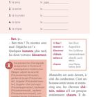 Exercice 1: Mots mêlés, Begriffe für Kleidung. Wörter wie "jupe". Info über französische Polizeidienstgrade. Gespräch auf Französisch.