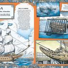 VASA. Hafen von Stockholm, Schweden. Seit dem Untergang dieses Kriegsschiffes 1628 gilt sein Name als Sinnbild. Illustrationen von der Vasa.