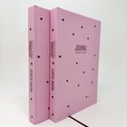 Zwei rosa Notizbücher mit "Journal Paper Hearts" und "Maxine Reuker". Kleine Herzsymbole verzieren die Oberfläche.