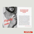 Text in weißen Buchstaben auf roten Balken: "zusammen mehr verstehen". Unten steht "GRAU".