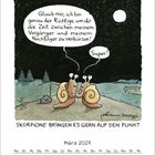 Zwei Schnecken im Gespräch: "Glaub mir, ich bin genau der Richtige, um dir die Zeit zu verkürzen!" "Super!" Im März 2027.