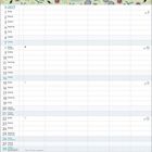 Oberer Text: "März". Darunter ein Kalender für März 2027, dekoriert mit floralen Mustern oben.