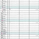 Kalender für März 2027; dekorativ mit Regentropfen, Blumen und grünen Pflanzen. Feiertage sind farblich hervorgehoben.