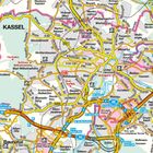 Stadtplan von Kassel mit markierten Straßen und Bereichen wie Kirchditmold, Wehlheiden, Orang. und Wesertor.