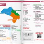 INHALT; Oberer Bayerischer Wald, Nationalpark & Umgebung, Unterer Bayerischer Wald. Karte mit farbigen Regionen.