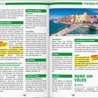 Seite über "Vólos" mit Infos zu Sehenswürdigkeiten, Essen und Freizeit. Rechts oben Bild der Hafenpromenade von Vólos.