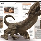 „KRAYTDRACHE: Der Große Kraytdrache ist der Spitzenprädator der Wüsten Tatooines.“ Illustration eines großen, drachenähnlichen Wesens.