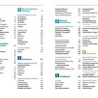 Inhaltsübersicht mit sechs nummerierten Kategorien. Kategorie 1: Eryri, Kategorie 2: Môn, Kategorie 3: Nordosten.