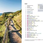 Inhalt: Dänemarks Sonneninsel, Bornholm entdecken, Der Westen, Rønne, Der Norden. Pfad auf grünem Hügel entlang der Küste.