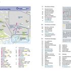 Inhaltsverzeichnis mit Kapiteln wie "Barcelona erleben", "Praktische Reisetipps" und "Barcelona verstehen". Links eine Übersichtskarte.