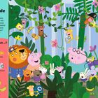 „Lustige Affenbande“ und „Wo verstecken sich ...?“ Affen, Tiere und Pflanzen in buntem Dschungel, viele verspielte Details.