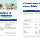 Ganz einfach in Balance bleiben. Garzeiten auf einen Blick. Mehr Eiweiß, weniger Kohlenhydrate. Tabelle mit Garzeiten.