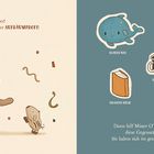 „Super! Du bist ja ein richtiger AUFRÄUMPROFI!“ Schrift auf links. Rechts: Objekte wie blauer Wal, rotes Auto. Figuren.