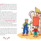 Text: "raumserie", "Wunschfinde-Kappe", "Das ist äh...", "ziemlich großartig", "Weihnachtswunschmaschine", "im Fernsehen".

Illustration: Oma zeigt auf eine große Maschine. Ein Kind trägt eine Kappe mit Drähten.