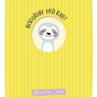 "Schnappschuss des Tages. Stelle dir vor, du machst ein Foto vom Thema. Was sieht man darauf? Kreatives Denken." Illustration mit Kind, das Kamera hält.