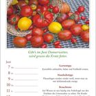 Gibt’s im Juni Donnerwetter, wird gewiss die Ernte fetter. Korb voll bunter Tomaten, gelb und rot. Tipps für Garten und Haushalt.