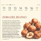 Kalenderdaten 11. bis 17. Januar. Text von Zora del Buono über Kindheitserinnerungen. Illustration von Maronen.