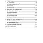 Inhaltsverzeichnis mit Themen: Torhütertraining, Spielbetrieb, Pädagogische Grundhaltung, Motivation und Praxis.