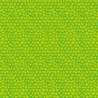 Keine Texte vorhanden. Abstraktes Muster aus unregelmäßigen, miteinander verbundenen grünen Formen auf gelbem Hintergrund.