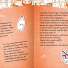 Zwei Witze: Einer über Milchflaschen im Kühlschrank, der andere über einen sparsamen Schotten im Kleiderladen.