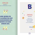 "Anker, der. Substantiv m. Und wenn ich am schönsten Ort angekommen bin, werfe ich den Anker aus." Neben "beginnen."