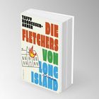 "Die Fletchers von Long Island" von Taffy Brodesser-Akner. Gezeichnetes brennendes Haus auf dem Cover.