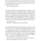 Texte von Maya Ziegler, Dr. Andreas Käser und Dr. Ulrich Wendel loben ein Buch über die Bibel.
