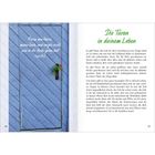 Linke Seite: Text "Preise den Herrn, meine Seele, und vergiss nicht, was er dir Gutes getan hat!" Psalm 103,2.  
Rechte Seite: Überschrift "Die Türen in deinem Leben" mit weiterem Text über göttliche und selbst geöffnete Türen.