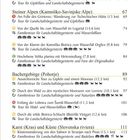 Tourenliste mit Nummern, Entfernung in km, Bewertungen und Kategorien für Landschaftsbegeisterte und Naturliebhaber.