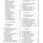 Inhalt. Abschnittstitel und Seitenzahlen: Vorwort 5, G-Dur- und D-Dur-Akkord 14, E-Dur-Akkord 40, C-Dur-Akkord 53.