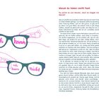 Text oben: Warum du immer recht hast

Brillen-Illustration: Oben - "ich kann", unten - "ich kann nicht"