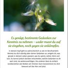 "Es genügt, bestimmte Gedanken zur Kenntnis zu nehmen... Mai 2027. Kalendereintrag mit einem Naturfoto von Samen im Wind."