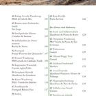 Text oben: Ruige Levada-Wanderung 48, Der Osten und Südosten 61. Oben: steile Küste und blaues Meer im Hintergrund.