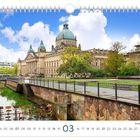 Der Text lautet "Bundesverwaltungsgericht" und "03". Man sieht ein historisches Gebäude mit Kuppel und Bäumen, Wasser vorne.