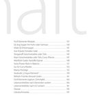 Speisekapitel wie Fünf-Elemente-Rezepte, Qi-Jing-Suppe, und Gu-Qi-Curry-Risotto. Seitenzahlen von 137 bis 197.