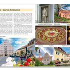 Seite 38-39 zeigt Zittau, eine Stadt im Dreiländereck. Bilder: Denkmal, Fleischerbastei, Blumenuhr, Heffterbau, Neustadt.