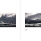 Links: „Wolkenfänger“, Wolfgang Ahnl, 2005, Fotografie. Rechts: „Horizonte II“, Wolfgang Ahnl, 2005, Fotografie. Schneeberge und Wolken.