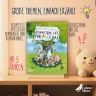 „Schatten ist für alle da!“: Buch für Kinder ab 5, das Demokratie und Klimawandel vermittelt. Erfrischend, witzig, bunt.