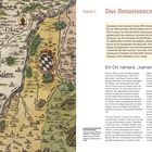 Kapitel II: Das Renaissance-Schloss. Ismaning erstmals 809 erwähnt. Karte von "Baierschen Landtaflen" zeigt Freising und Umgebung.